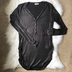 GAP Maternity - Ribbed Modal Henley